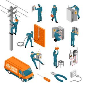 Electrician services icon